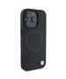 Original Case IPHONE 16 PRO BMW Hardcase Signature Leather Half Textured & Circle MagSafe (BMHMP16L23RTPK) black 3666339323424