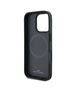 Original Case IPHONE 16 PRO BMW Hardcase Signature Leather Half Textured & Circle MagSafe (BMHMP16L23RTPK) black 3666339323424