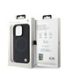 Original Case IPHONE 16 PRO BMW Hardcase Signature Leather Half Textured & Circle MagSafe (BMHMP16L23RTPK) black 3666339323424