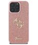 Original Case IPHONE 16 PRO Guess Hardcase Fixed Glitter Big 4G (GUHCP16LHG4SGP) pink 3666339328542