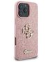 Original Case IPHONE 16 PRO Guess Hardcase Fixed Glitter Big 4G (GUHCP16LHG4SGP) pink 3666339328542