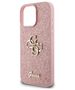 Original Case IPHONE 16 PRO Guess Hardcase Fixed Glitter Big 4G (GUHCP16LHG4SGP) pink 3666339328542