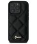 Original Case IPHONE 16 PRO Guess Hardcase Quilted Metal Logo (GUHCP16LPSQSQSK) black 3666339345068