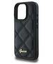 Original Case IPHONE 16 PRO Guess Hardcase Quilted Metal Logo (GUHCP16LPSQSQSK) black 3666339345068