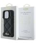 Original Case IPHONE 16 PRO Guess Hardcase Quilted Metal Logo (GUHCP16LPSQSQSK) black 3666339345068