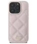 Original Case IPHONE 16 PRO Guess Hardcase Quilted Metal Logo (GUHCP16LPSQSQSP) pink 3666339345105