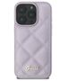 Original Case IPHONE 16 PRO Guess Hardcase Quilted Metal Logo (GUHCP16LPSQSQSU) purple 3666339346485