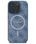 Original Case IPHONE 16 PRO Guess Hardcase 4G Ring Classic Logo MagSafe (GUHMP16LG4GFRB) blue 3666339327309