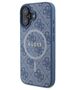 Original Case IPHONE 16 Guess Hardcase 4G Ring Classic Logo MagSafe (GUHMP16SG4GFRB) blue 3666339327286