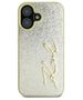 Original Case IPHONE 16 Karl Lagerfeld Hardcase Metal Signature (KLHCP16SPFMFBKMD) gold 3666339319045