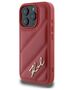 Original Case IPHONE 16 PRO MAX Karl Lagerfeld Hardcase Quilted Signature (KLHCP16XPQDSMGR) red 3666339317799