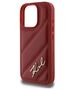 Original Case IPHONE 16 PRO MAX Karl Lagerfeld Hardcase Quilted Signature (KLHCP16XPQDSMGR) red 3666339317799