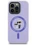 Original Case IPHONE 14 PRO MAX Karl Lagerfeld Hardcase Silicone KC Heads Ring MagSafe (KLHMP14XSCMKCRHU) purple 3666339254315