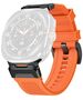 Techsuit Strap for Samsung Galaxy Watch Ultra 47mm - Techsuit Watchband (W068) - Orange / Black 5949419247529 έως 12 άτοκες Δόσεις