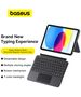 Baseus Case for iPad Air 4 / 5 (2020/2022) / iPad Pro 11 (2018 / 2020 / 2021 / 2022) - Baseus Brilliance Magnetic Detachable Magnetic Detachable Keyboard (P40112603111-00) - Black 6932172643942 έως 12 άτοκες Δόσεις