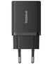 Baseus USB Charger, Type-C, Fast Charge 30W - Baseus (P10111404113-00) - Cluster Black 6932172651183 έως 12 άτοκες Δόσεις