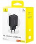 Baseus USB Charger, Type-C, Fast Charge 30W - Baseus (P10111404113-00) - Cluster Black 6932172651183 έως 12 άτοκες Δόσεις