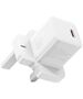 Baseus Charger Type-C with UK Plug, Quick Charge 20W - Baseus (P1011090907213-00) - White 6932172645601 έως 12 άτοκες Δόσεις