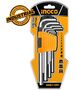 Ingco σετ Κλειδιά Άλλεν 1.5-10mm Hhk11091 6928073675144 έως 12 Άτοκες Δόσεις