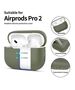 Case APPLE AIRPODS PRO 1 / 2 Tech-Protect Silicone Olive green 5906302313693