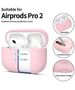 Case APPLE AIRPODS PRO 1 / 2 Tech-Protect Silicone Dusty pink 5906302313709