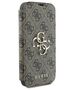 Original Case IPHONE 16 Guess Book 4G Metal Logo (GUBKP16S4GMGBR) brown 3666339346164