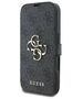 Original Case IPHONE 16 Guess Book 4G Metal Logo (GUBKP16S4GMGGR) black 3666339346126