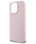 Original Case IPHONE 16 PRO Guess Hardcase Grained Ring MagSafe (GUHMP16LPGHSMMP) pink 3666339303976