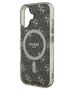 Original Case IPHONE 16 Guess Hardcase IML 4G Background MagSafe (GUHMP16SH4DTEW) brown 3666339301705