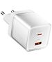 Essager Wall charger Yueqi 70W GaN USB-C + USB-A (white) 068976  EZCT70-YQB02-Z έως και 12 άτοκες δόσεις 6971958733361