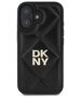 Original Case IPHONE 16 DKNY Quilted Stack Logo (DKHCP16SPQDSLK) black 3666339333461