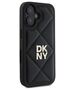 Original Case IPHONE 16 DKNY Quilted Stack Logo (DKHCP16SPQDSLK) black 3666339333461