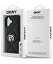 Original Case IPHONE 16 DKNY Quilted Stack Logo (DKHCP16SPQDSLK) black 3666339333461