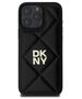 Original Case IPHONE 16 PRO MAX DKNY Quilted Stack Logo (DKHCP16XPQDSLK) black 3666339333492