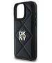 Original Case IPHONE 16 PRO MAX DKNY Quilted Stack Logo (DKHCP16XPQDSLK) black 3666339333492