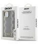 Original Case IPHONE 14 DKNY Hardcase Leather Checkered Mono Pattern MagSafe (DKHMP14SPCPVSLE) beige 3666339259938