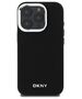 Original Case IPHONE 16 PRO DKNY Hardcase Plain Silver Logo MagSafe (DKHMP16LPSCMCLK) black 3666339333249