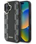 Original Case IPHONE 16 DKNY Hardcase Checkered Pattern MagSafe (DKHMP16SPCPVSLK) black 3666339333140