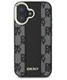 Original Case IPHONE 16 DKNY Hardcase Checkered Pattern MagSafe (DKHMP16SPCPVSLK) black 3666339333140