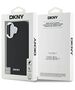 Original Case IPHONE 16 DKNY Hardcase Plain Silver Logo MagSafe (DKHMP16SPSCMCLK) black 3666339333225