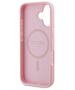 Original Case IPHONE 16 PLUS Guess Hardcase Peony Script Logo MagSafe (GUHMP16MPGPYSP) pink 3666339345532