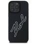 Original Case IPHONE 16 PRO MAX Karl Lagerfeld Hardcase 3D Rubber Bicolor Signature (KLHCP16X3DRKSDLK) black 3666339294175