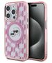 Original Case IPHONE 15 PRO Karl Lagerfeld IML Monogram Karl&Choupette Head MagSafe (KLHMP15LHMCKMHP) pink 3666339285043