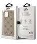 Original Case IPHONE 15 Karl Lagerfeld Karl Head MagSafe (KLHMP15SPGKHPHE) beige 3666339252786