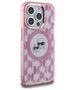 Original Case IPHONE 15 PRO MAX Karl Lagerfeld IML Monogram Karl&Choupette Head MagSafe (KLHMP15XHMCKMHP) pink 3666339285050