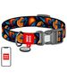 Waudog Nylon dog collar with QR code Waudog "Oranges" size L 071069  282-4054 έως και 12 άτοκες δόσεις 4823089375816