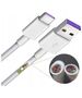 Cable 5A 1m USB-C QC3.0 for HUAWEI HL1289 USB Type C Quick Charge 3.0 white BULK 09050358