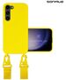 Θήκη Σιλικόνης με Strap CarryHang Sonique Samsung Galaxy S23 Plus Κίτρινο 5201101876562