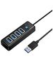 Orico Orico Hub USB to 4x USB 3.0, 5 Gbps, 0.15m (Black) 069534  PW4U-U3-015-BK-EP-IP έως και 12 άτοκες δόσεις 6942227120281