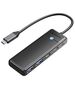 Orico Orico Hub 4in1 USB A3.0x2 + Type-C3.0x1 + PD100Wx1 069536  PAPW2AC-C3-015BKEPIP έως και 12 άτοκες δόσεις 6942227120274